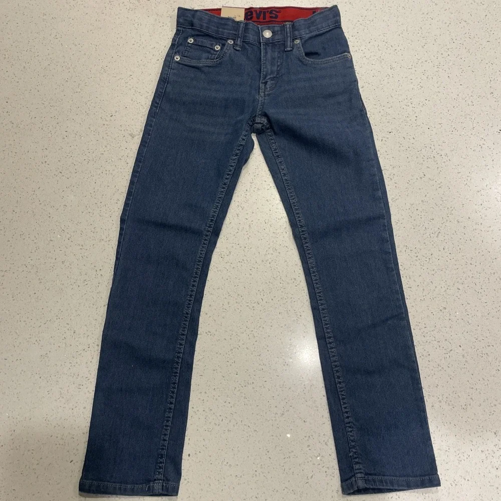 Levi's Jeans, Youth Boys Size 10, Blue, Denim, Slim Flex Stretch Jeans NWT